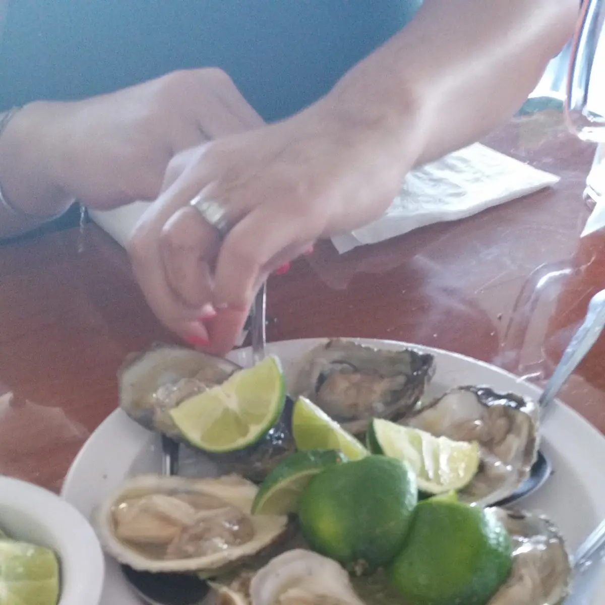 Ostiones in Half Shell