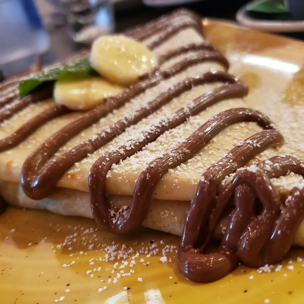 Nutella and Banana Crepe