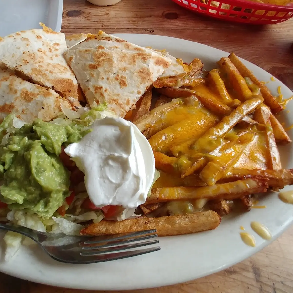 Quesadilla and Kiley Fries