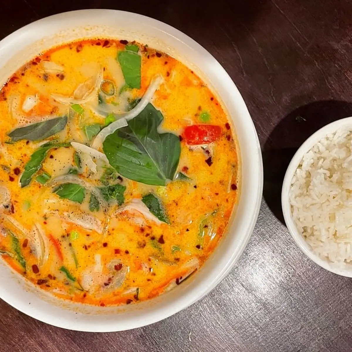 58. Canh Rau Cải Đậu Hủ / Mixed Vegetables Tofu Soup
