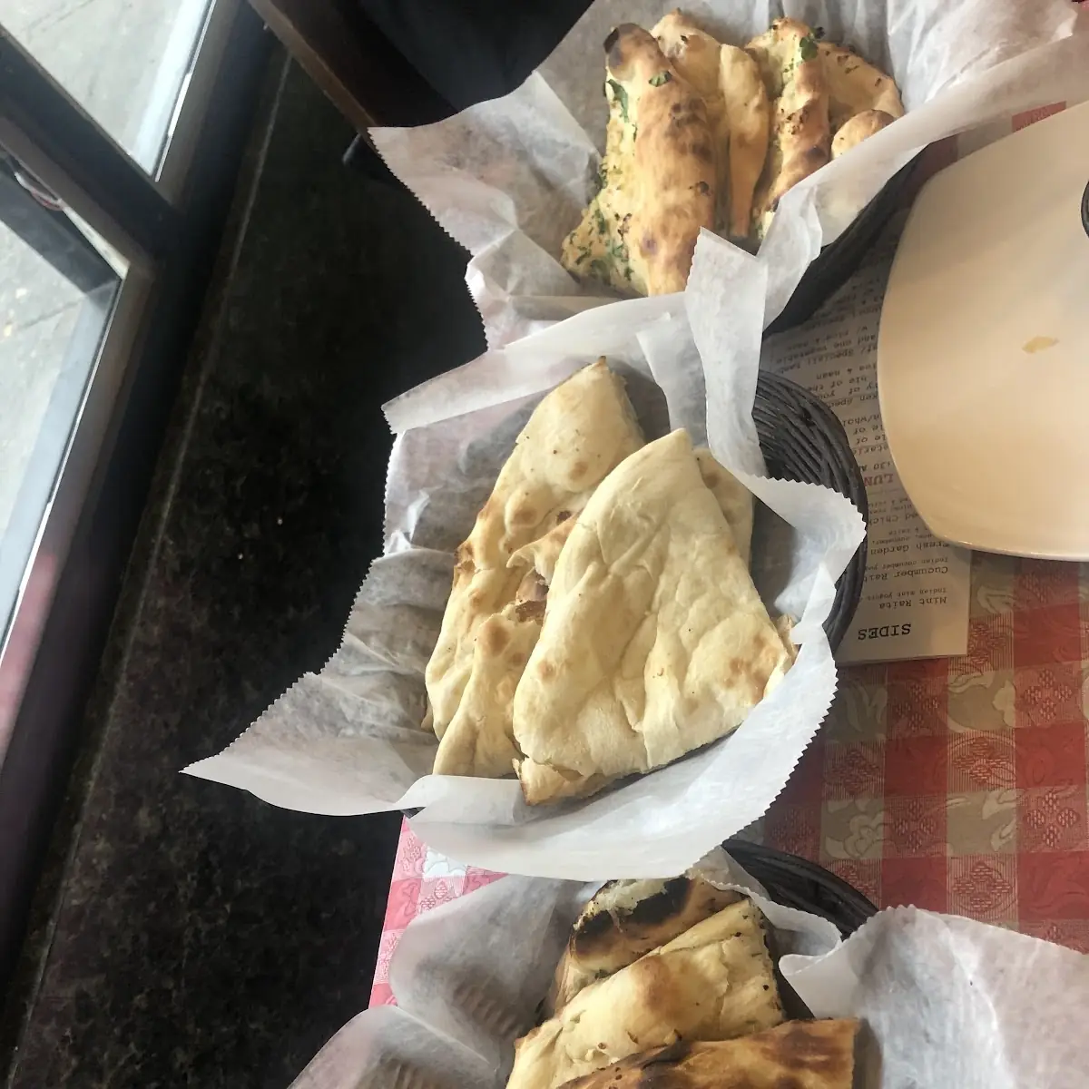Garlic and Plain Naan