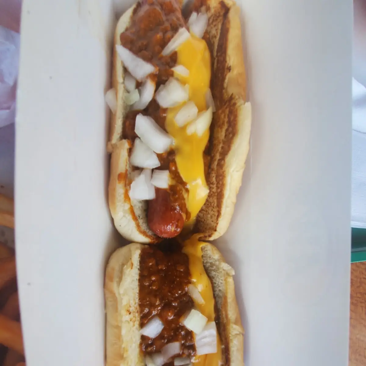 Chili Dog with Cheese
