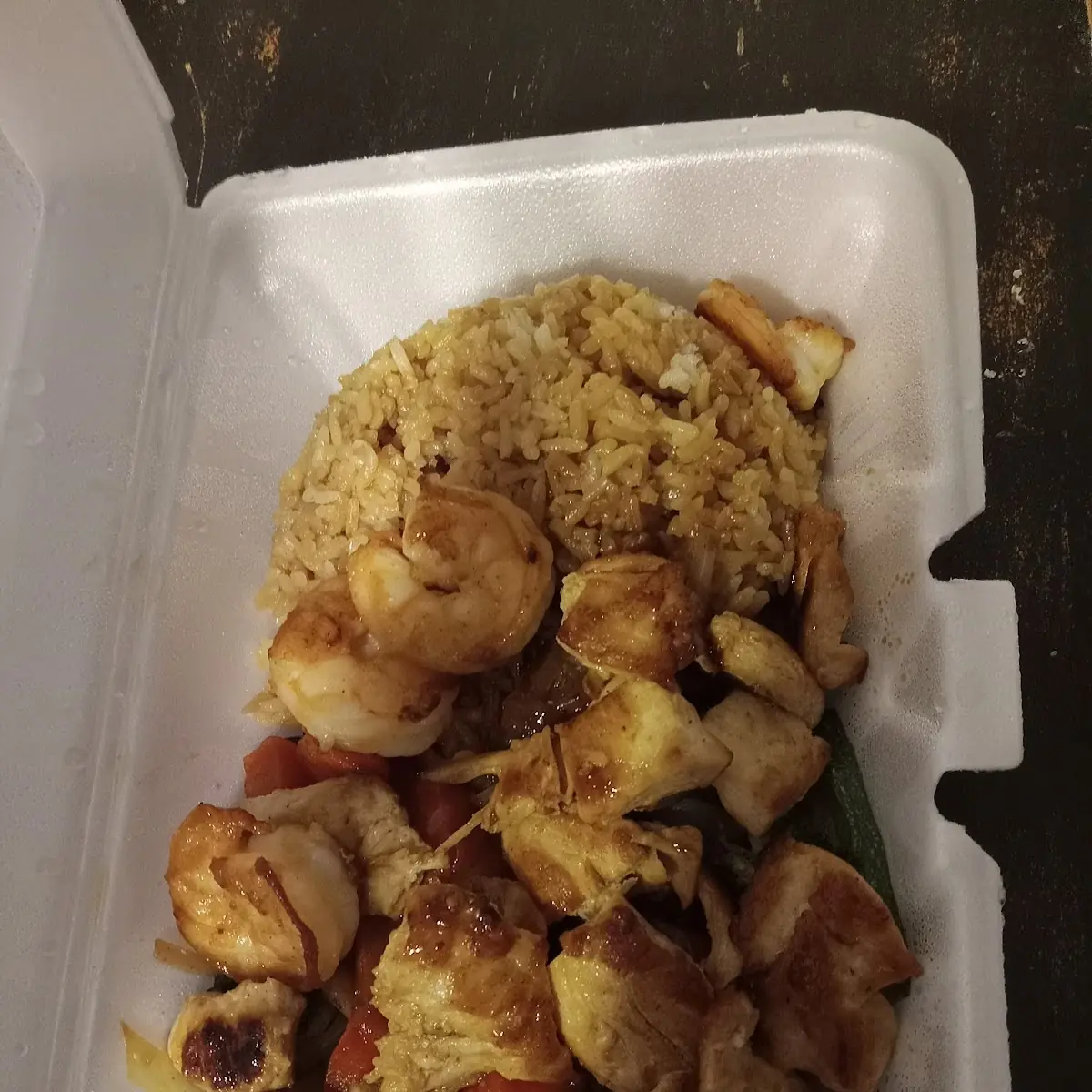 Hibachi Chicken and Shrimp