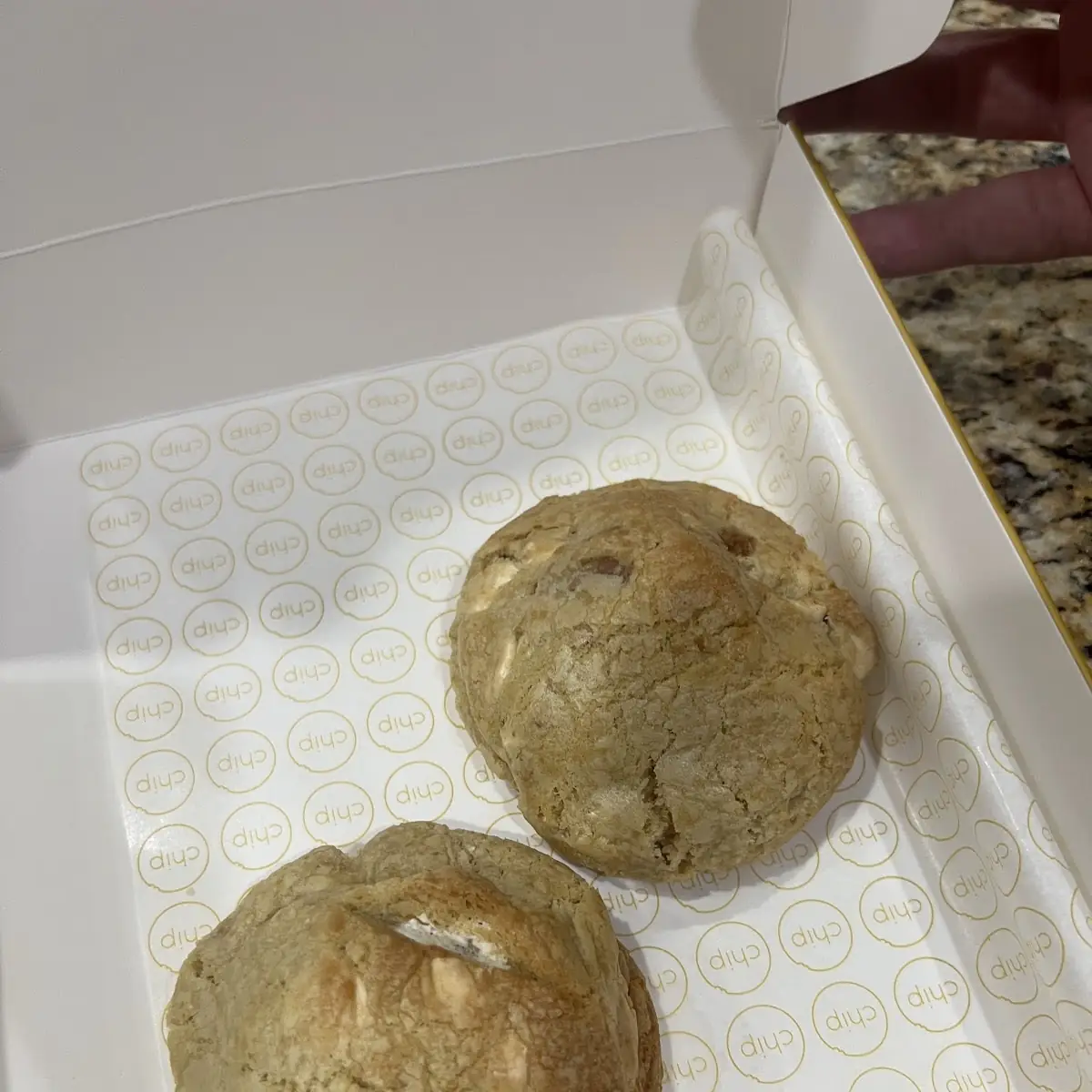 White Chocolate Biscoff Cookie