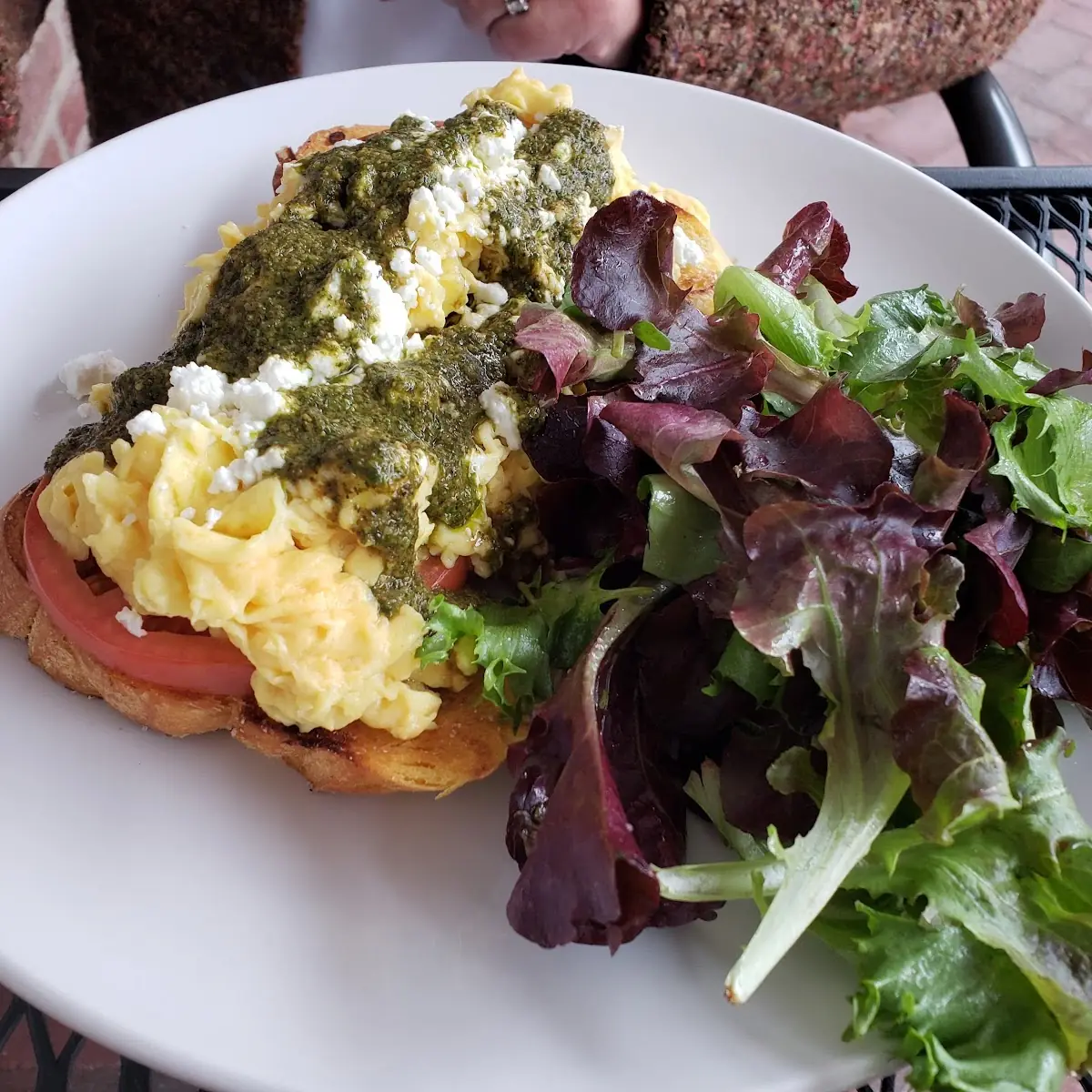 Scrambled Egg Bruschetta