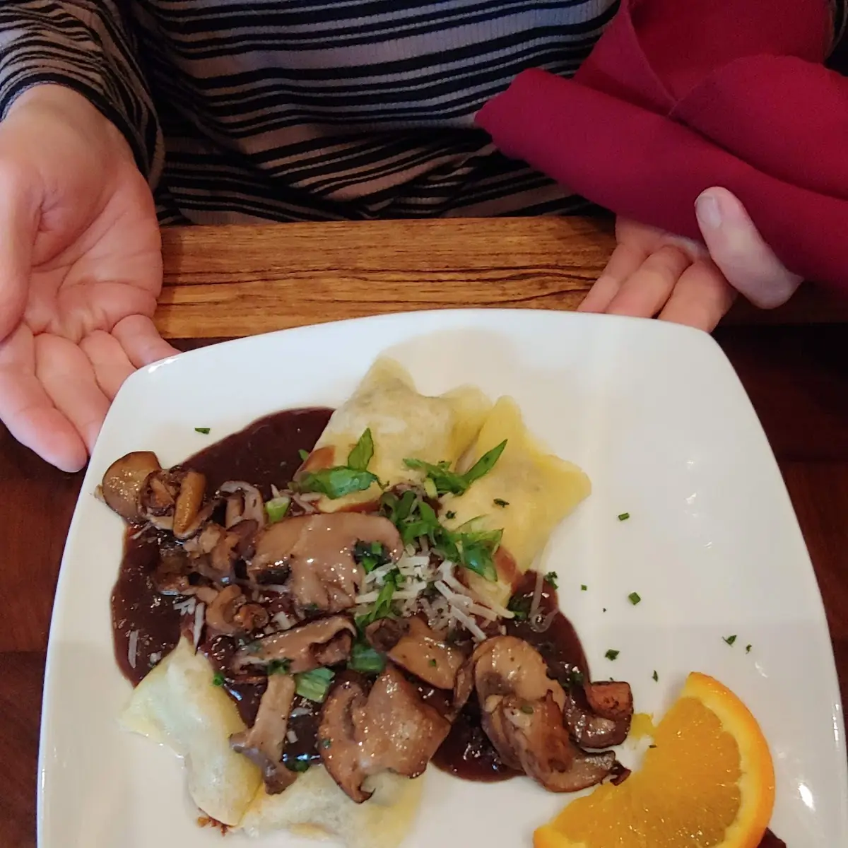 Steak & Mushroom Crepe