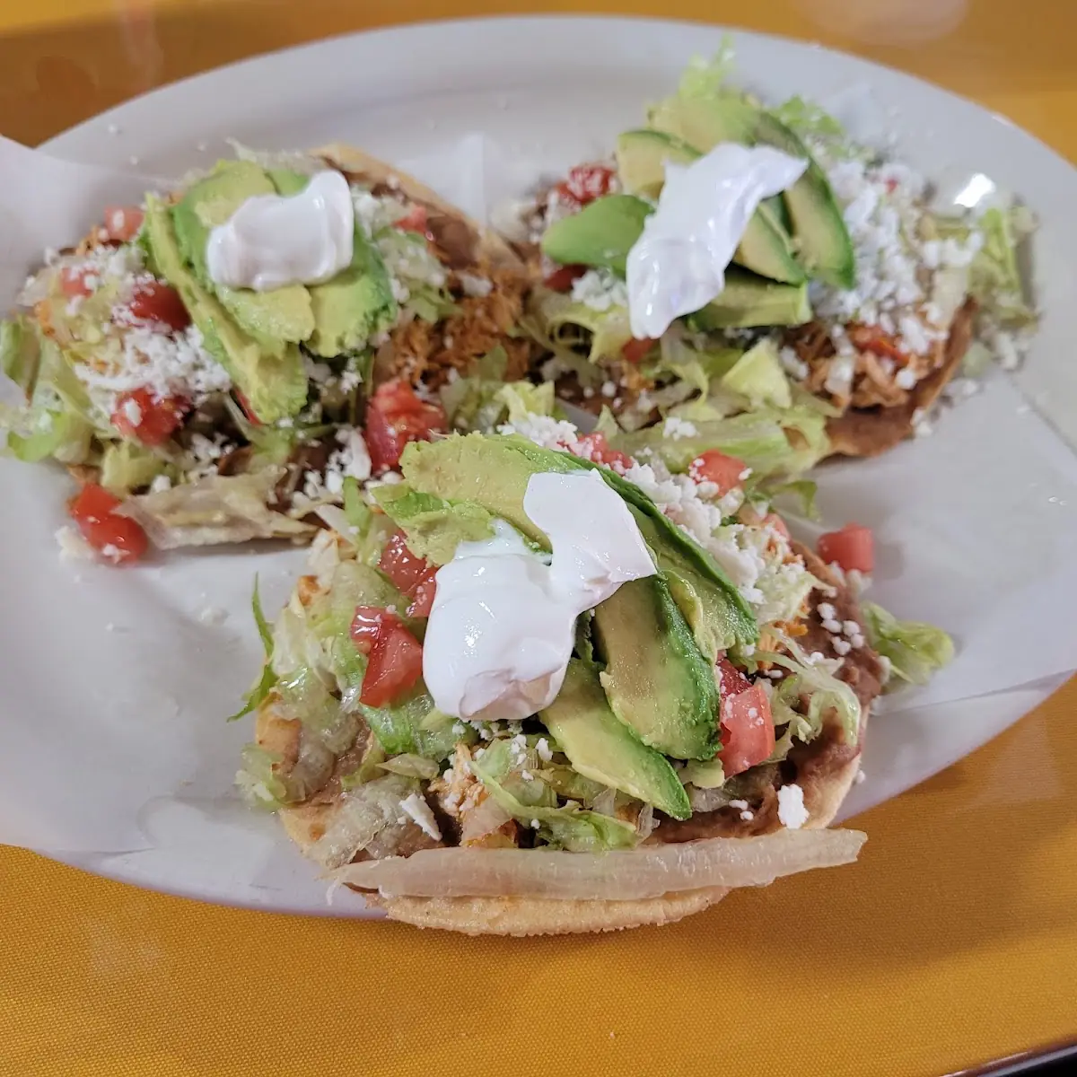 Shredded Chicken Tostadas