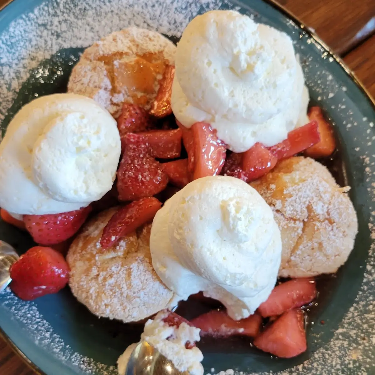 Strawberry Shortcake with Whipped Cream