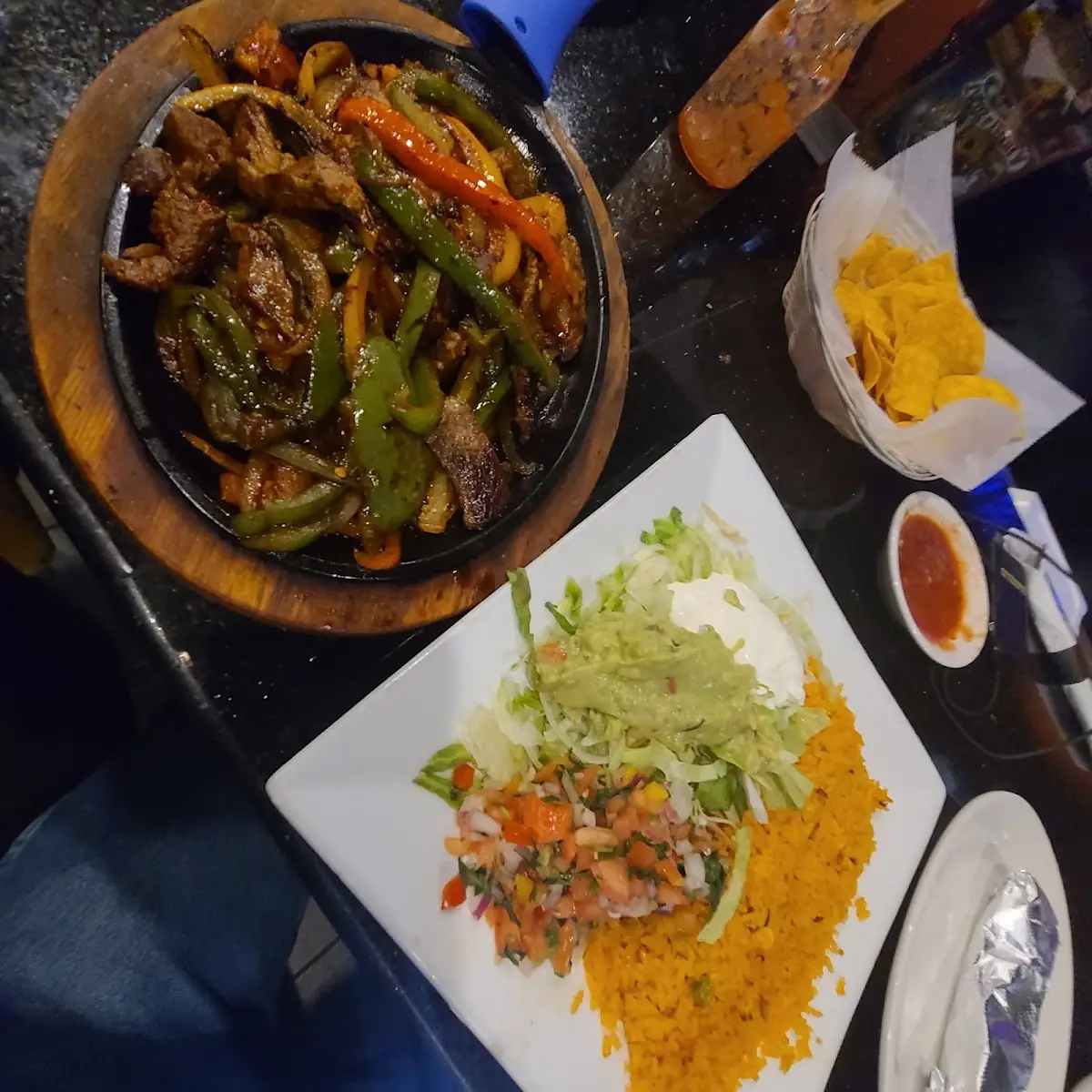 Beef Fajitas with the Fixings