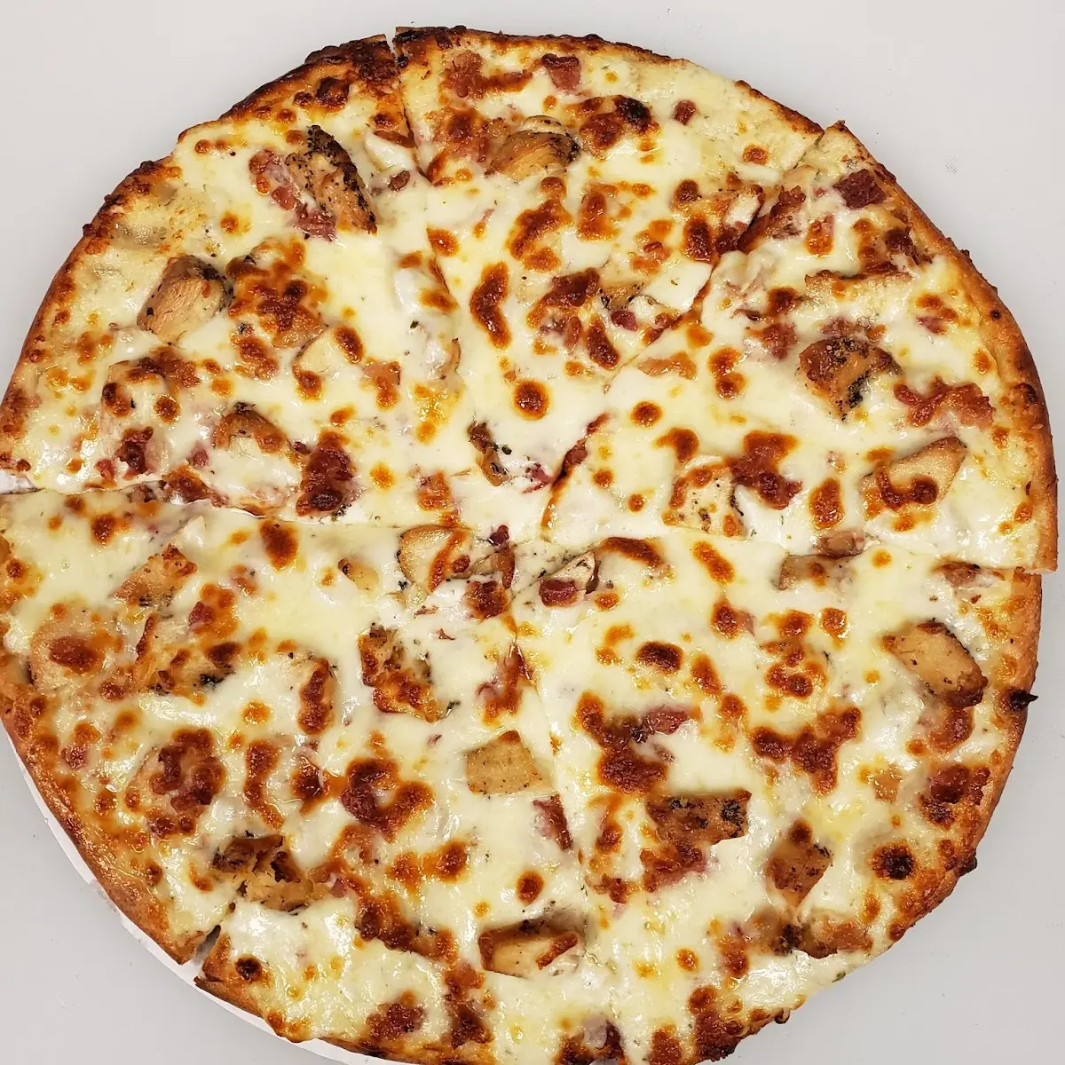 Chicken Bacon Ranch Pizza