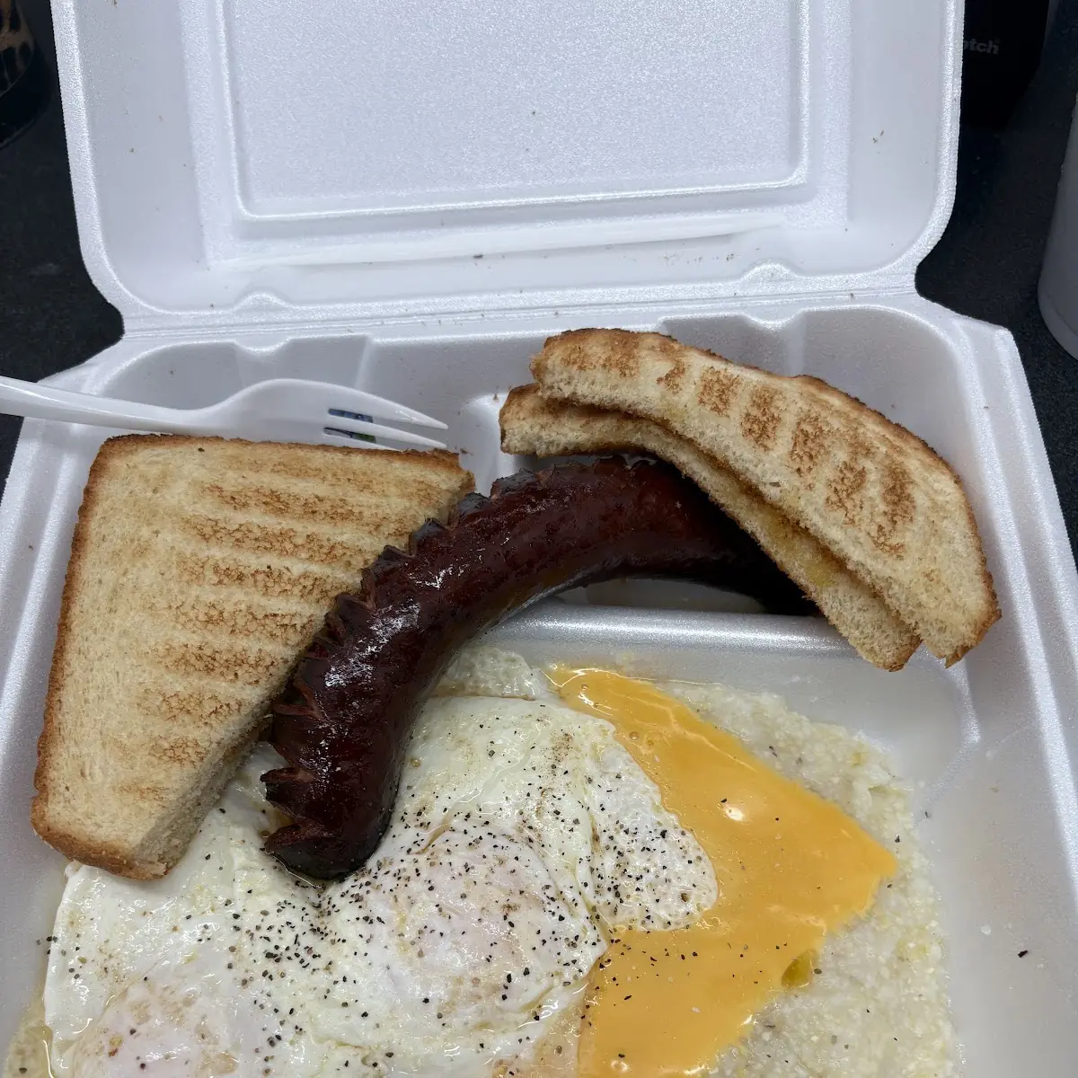 2 Eggs & Sausage Patty