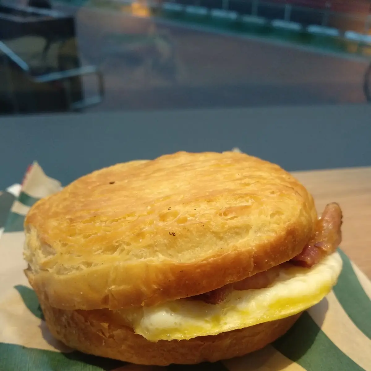 Double-Smoked Bacon Cheddar & Egg Sandwich