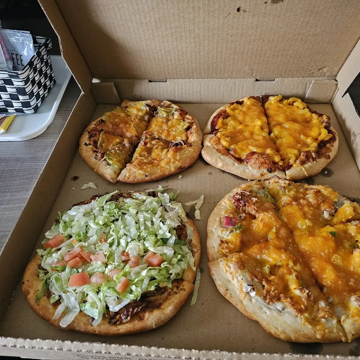 Taco Pizza BBQ Mac Breakfast Cheeseburger Pizza