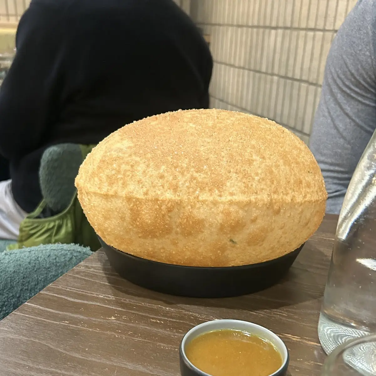 Puffed Bread with Dipping Sauce