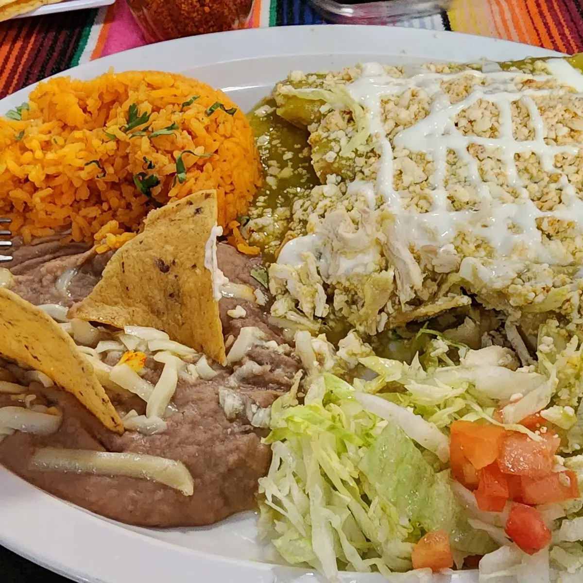 Enchiladas Verdes