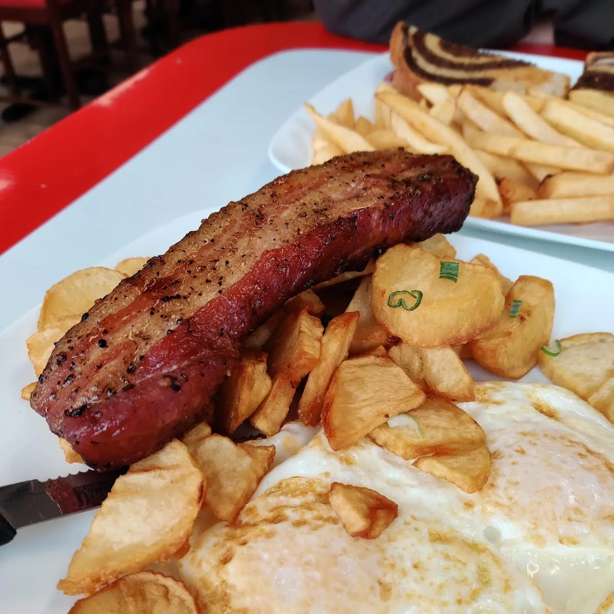 Pork Belly with Eggs