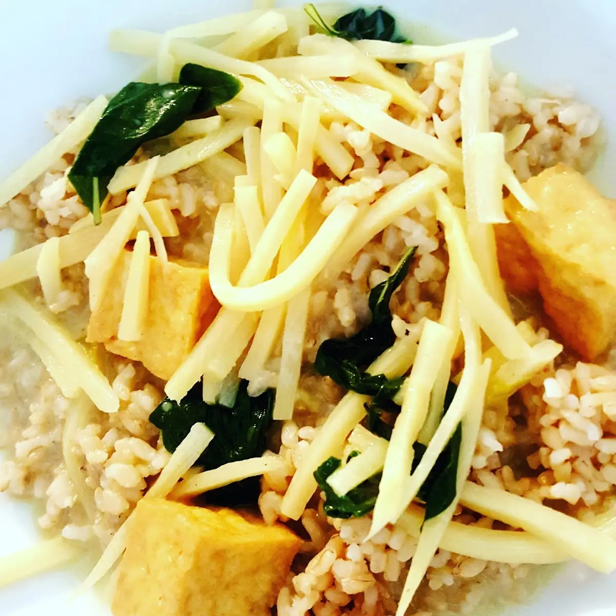 Green Curry with Brown Rice