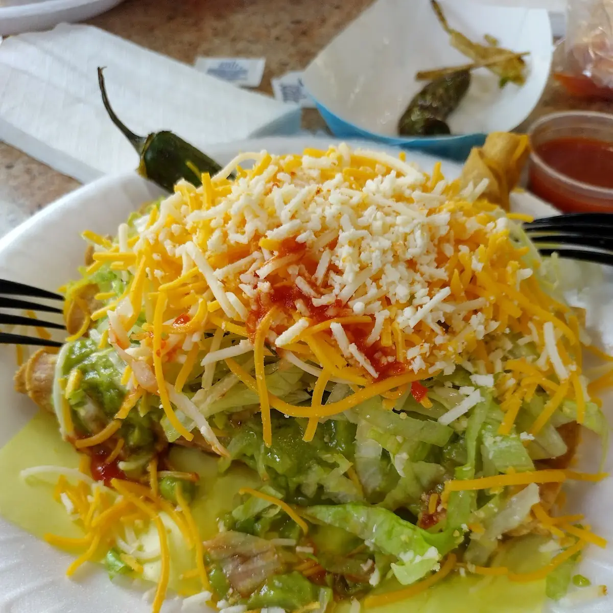 Chicken Rolled Tacos