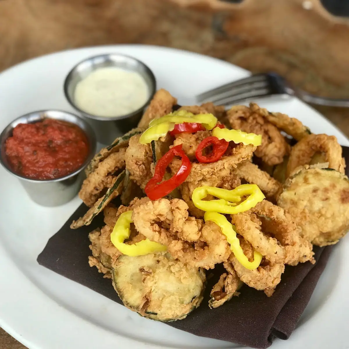 Crispy Calamari & Zucchini