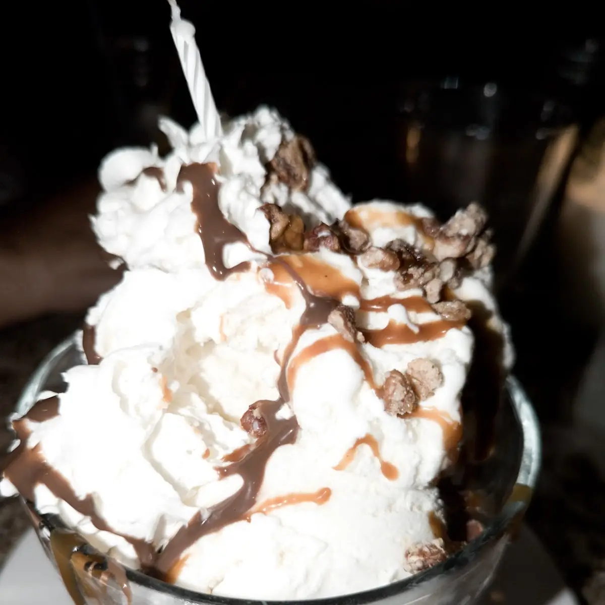 Turtle Brownie Sundae