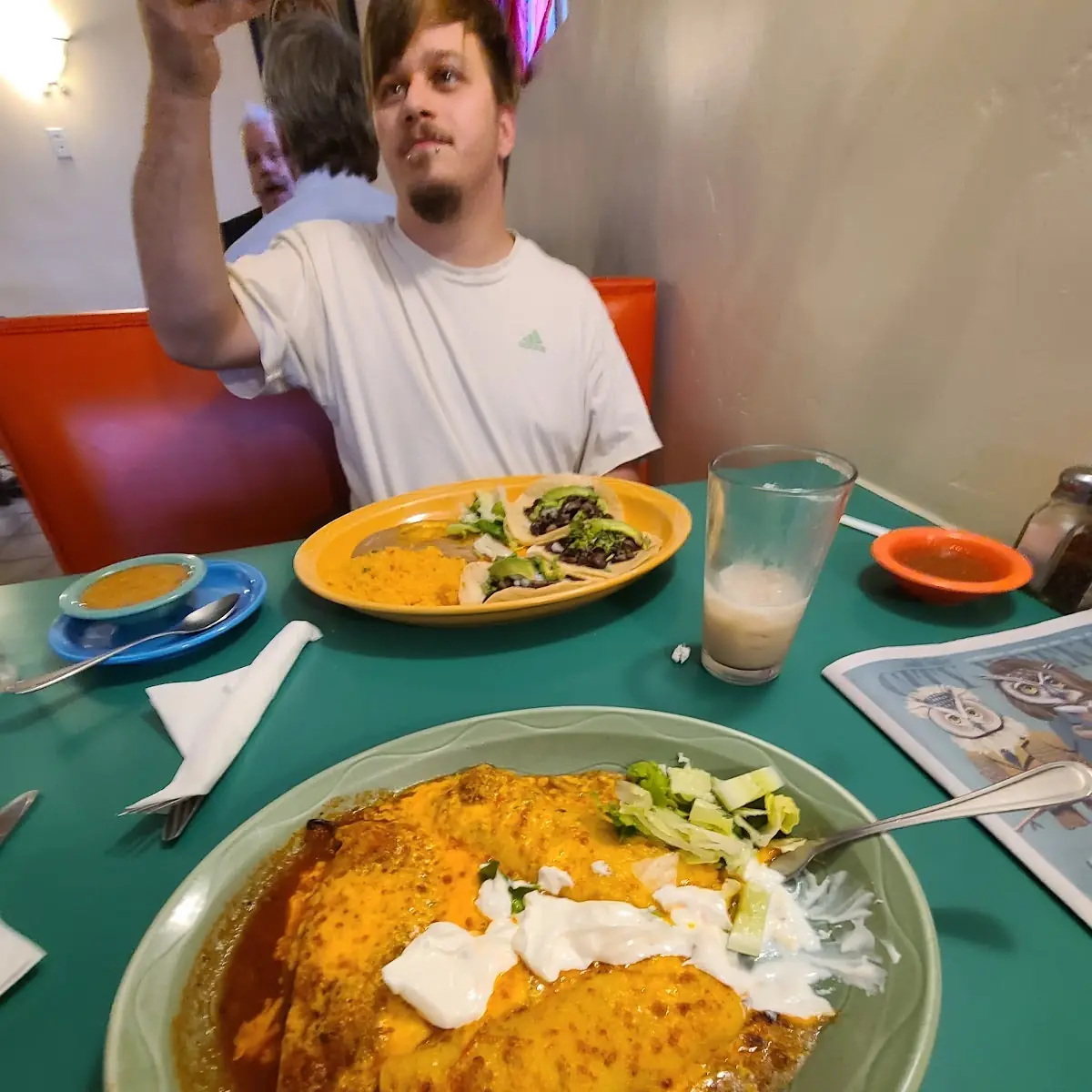 Daily Special Enchilada Plate