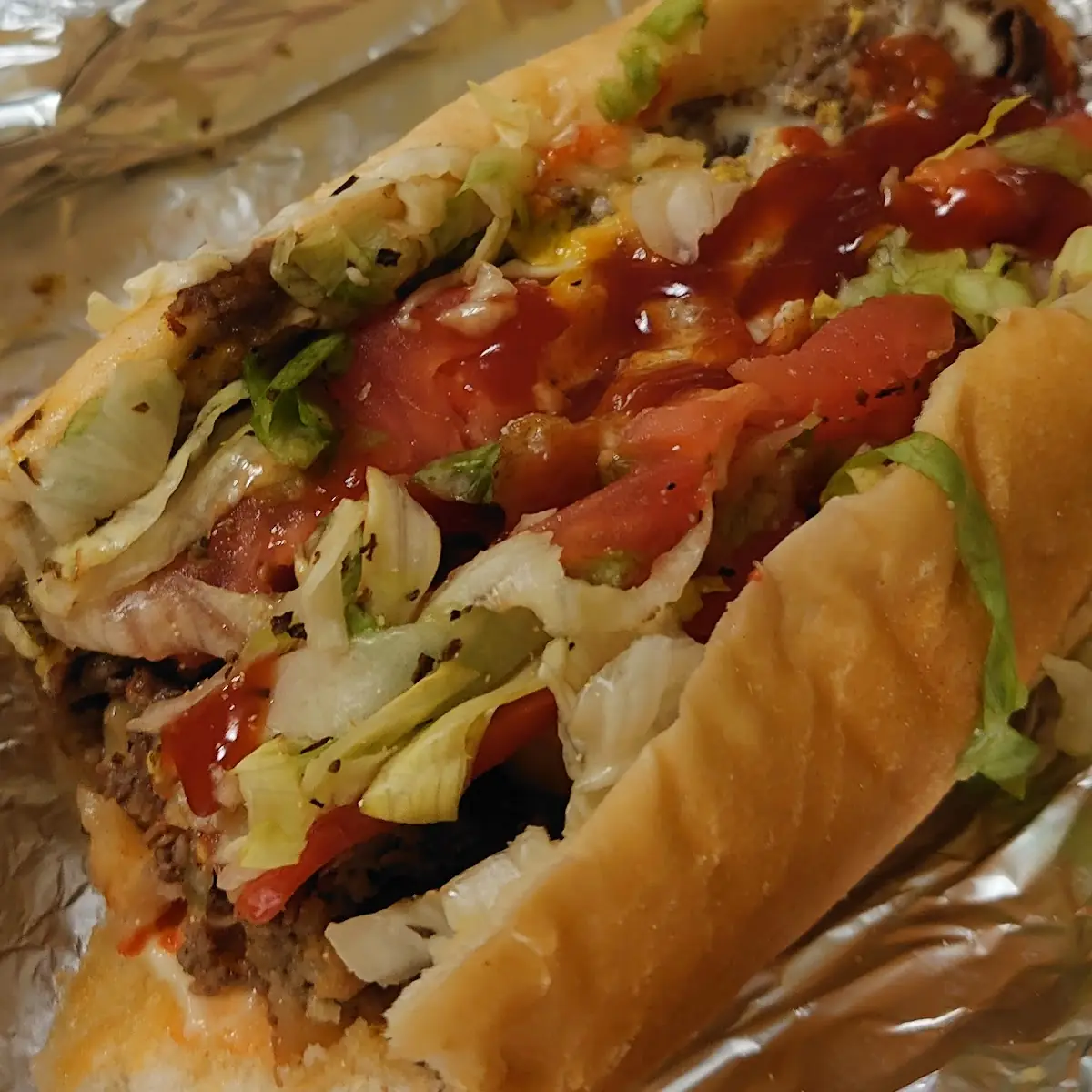 Chopped Cheese Burger