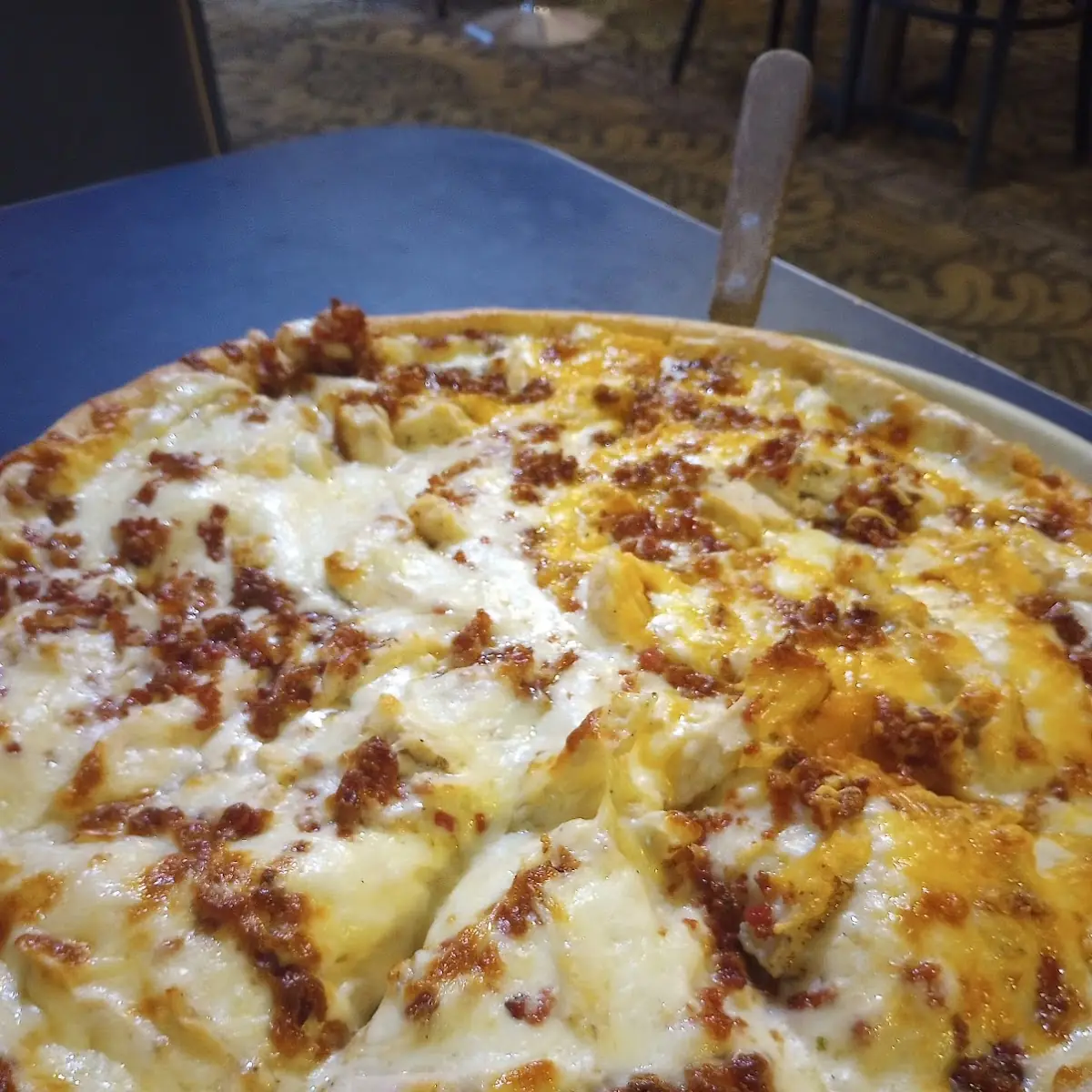 Deep Dish Chicken Bacon Ranch Pizza