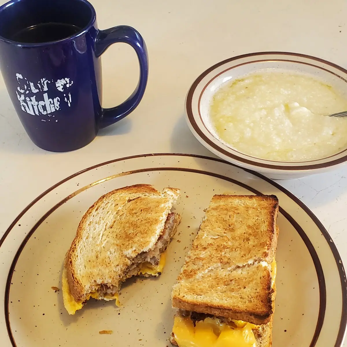 Sausage Eggs Cheese Sandwich