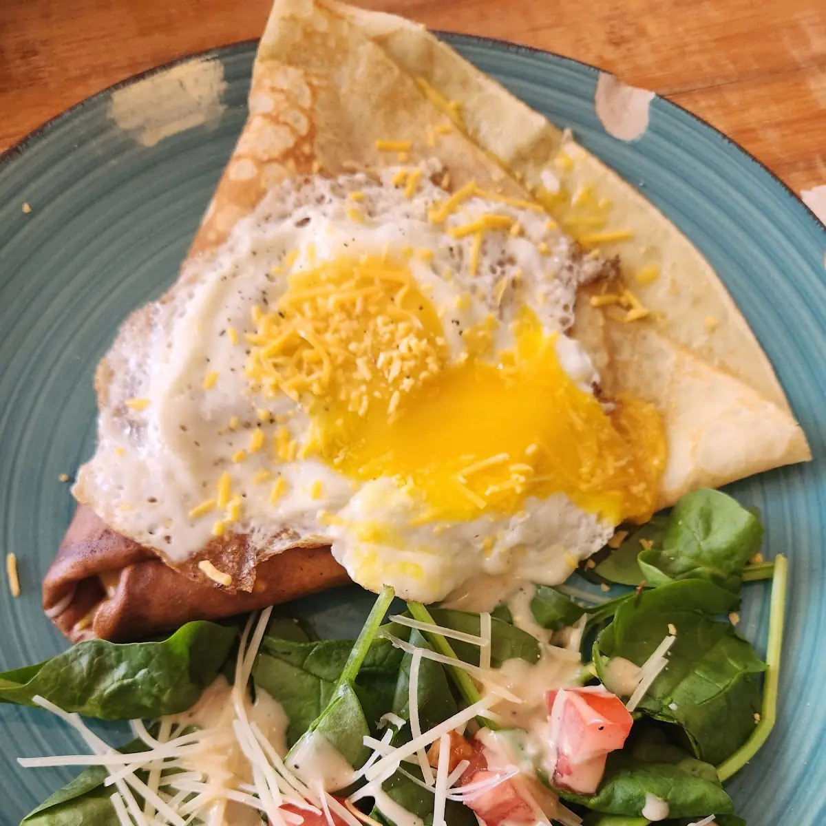 Crepe with Ham Cheese