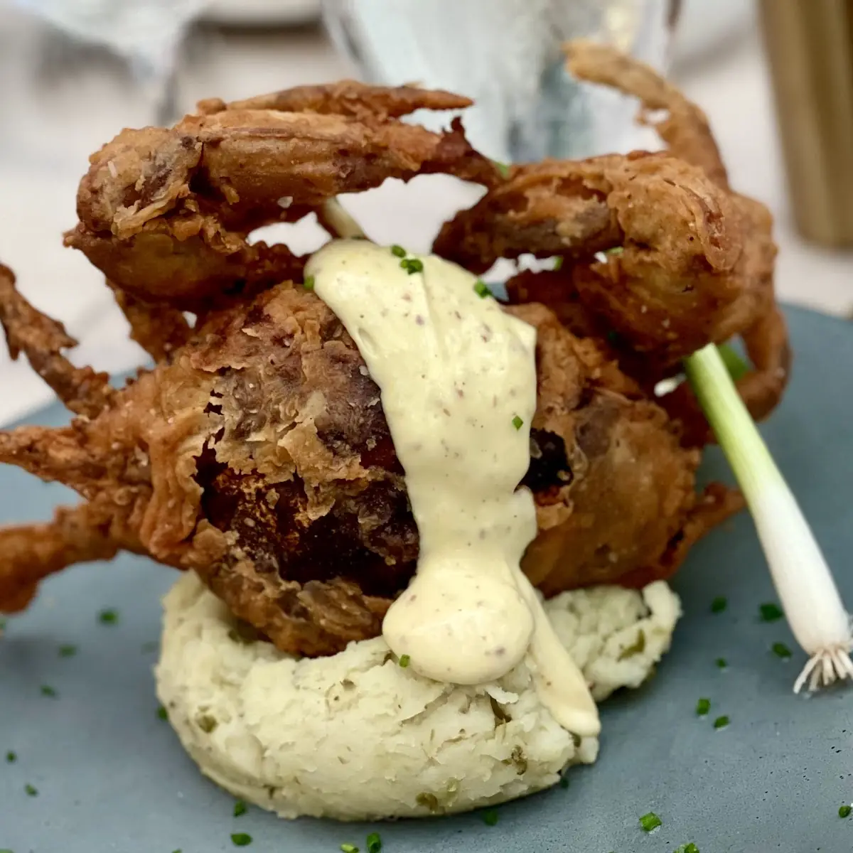 Chicken Fried Quail & Waffles