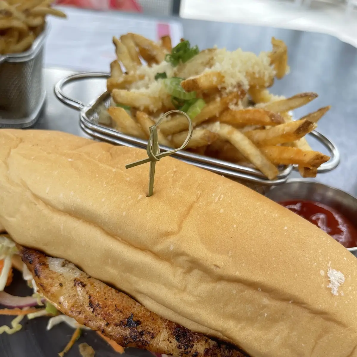 Brazino Fish Sandwich