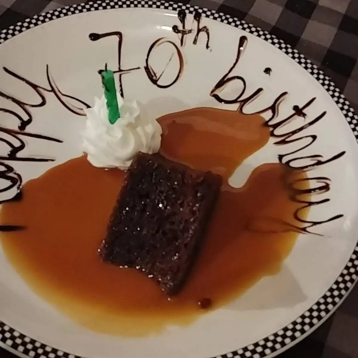 Complimentary Birthday Cake Slice