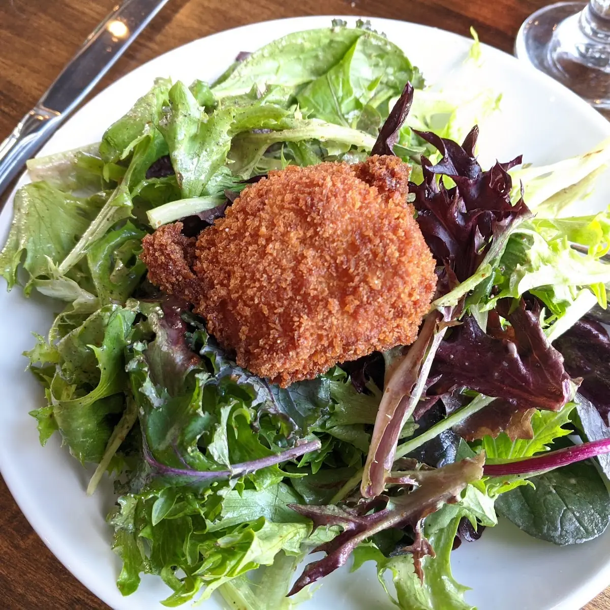 Fried Goat Cheese Salad