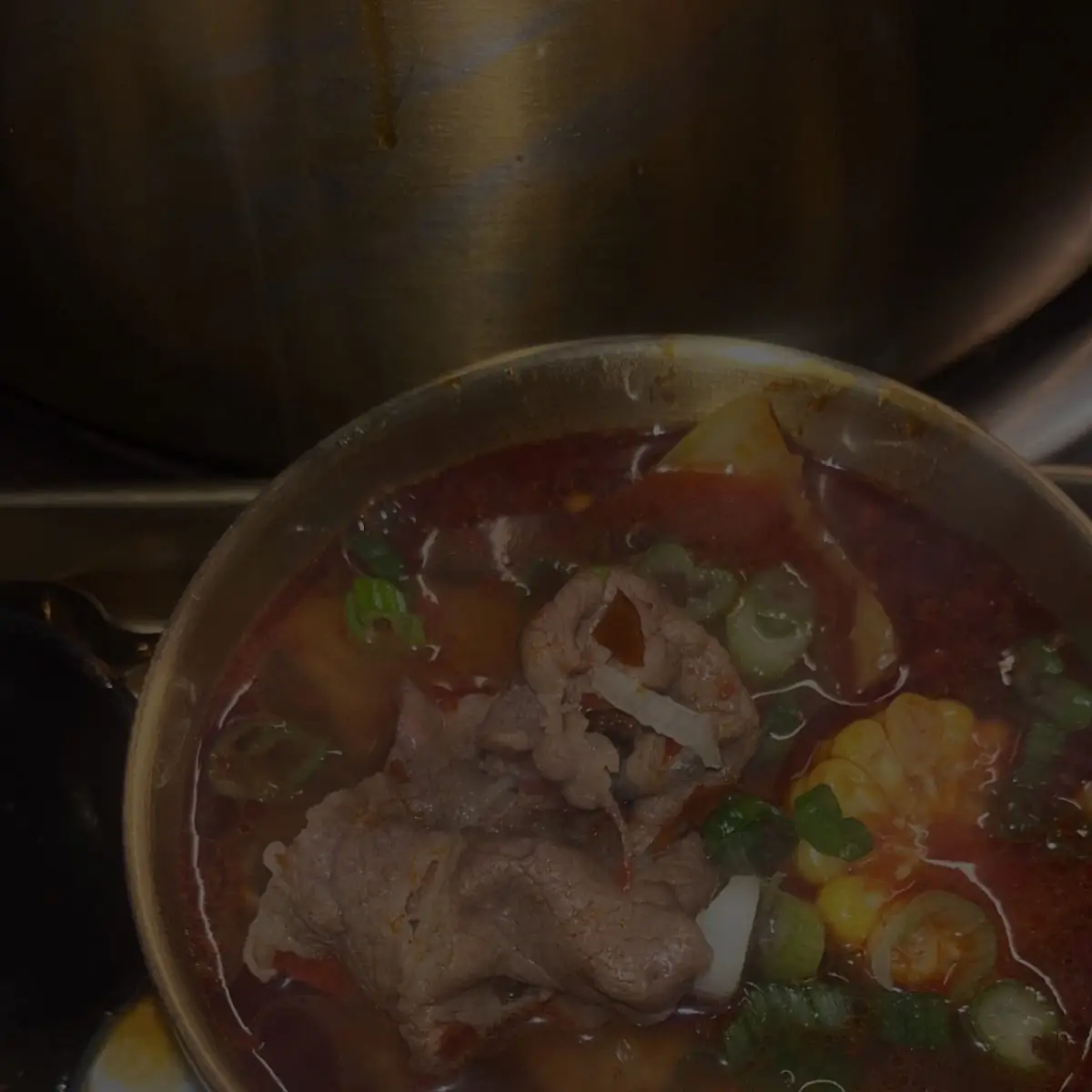 Brisket Sichuan Broth Hot Pot