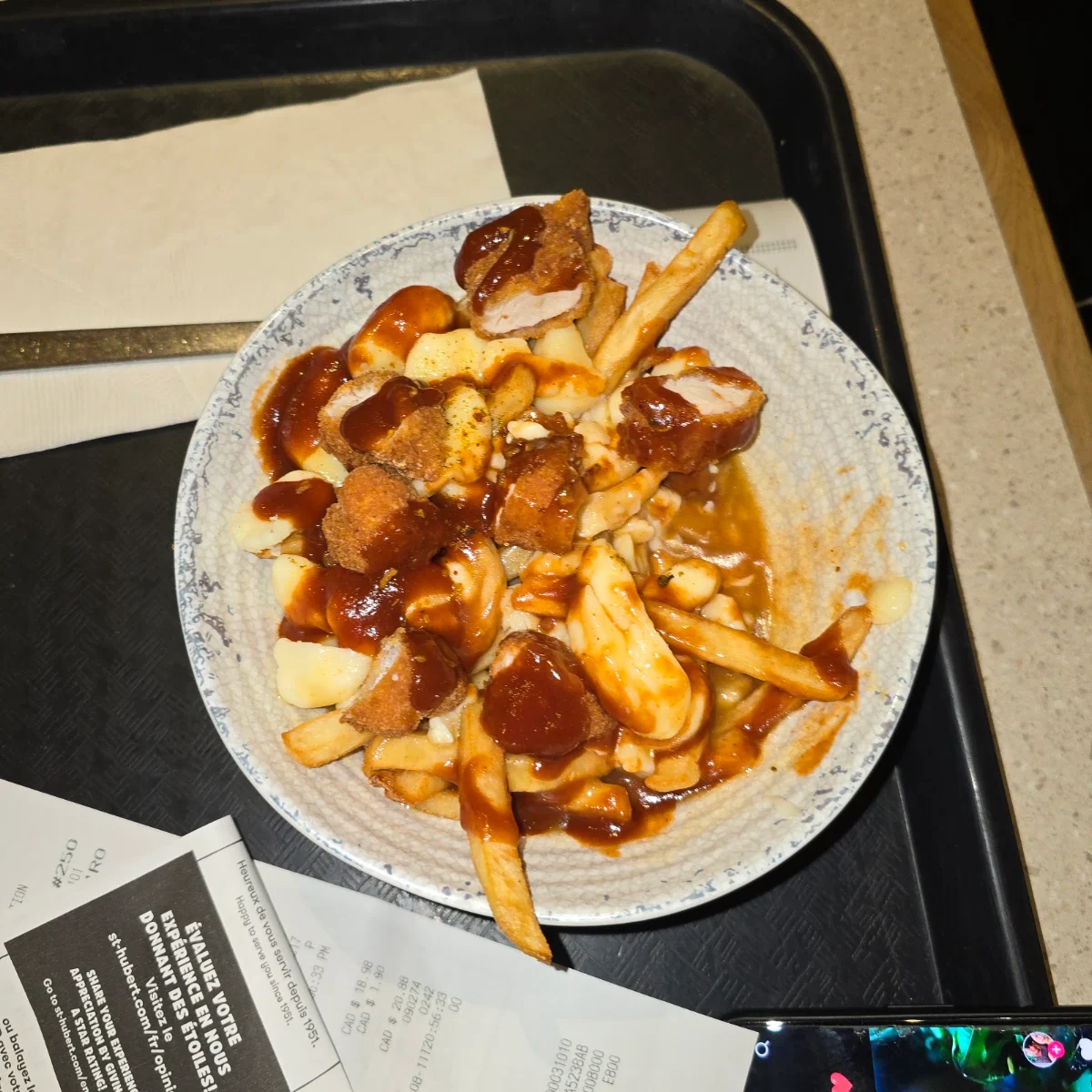 Chicken Poutine, St-Hubert Express