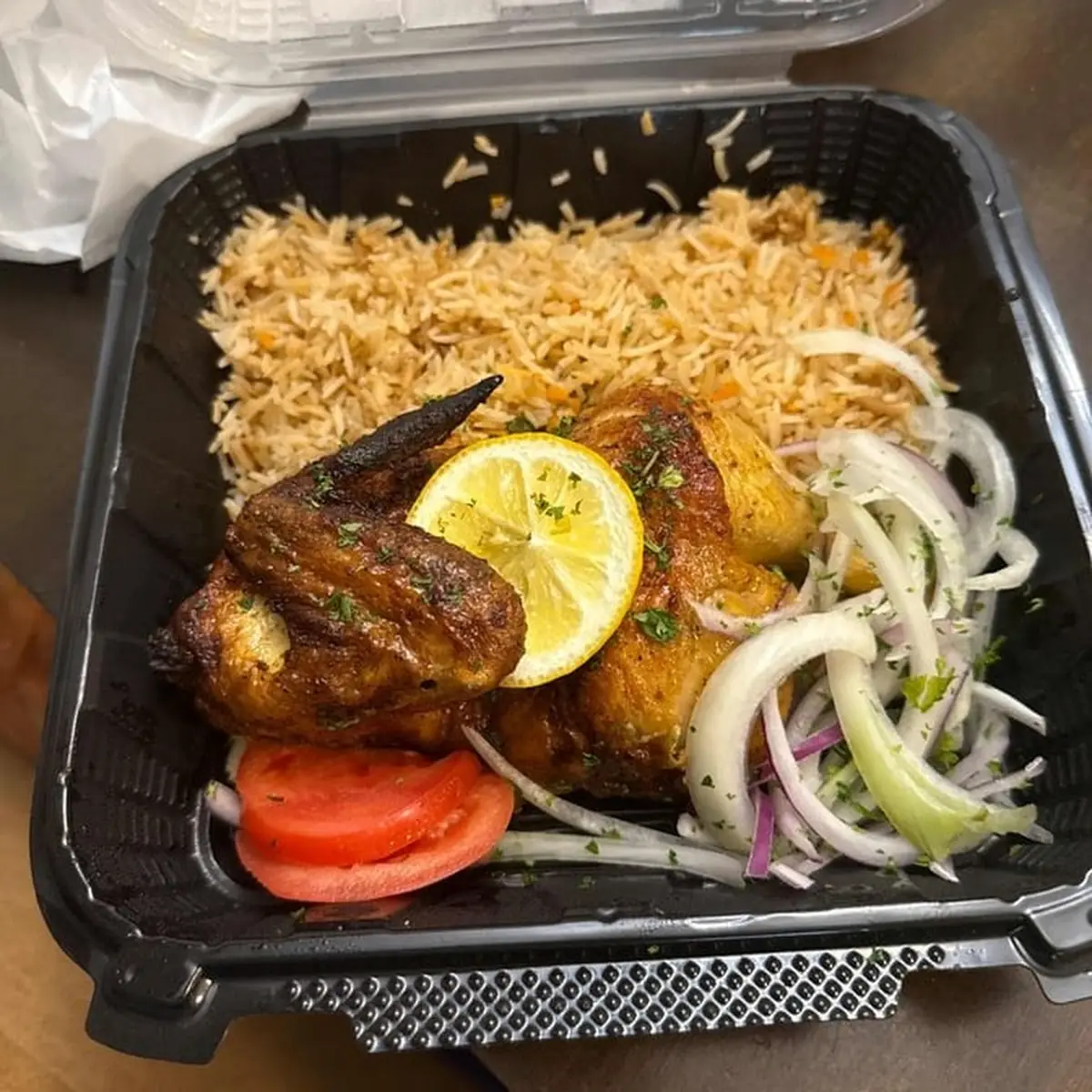 Roasted Chicken with Rice