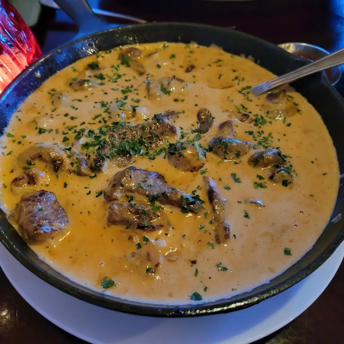 Filet Mignon Stroganoff