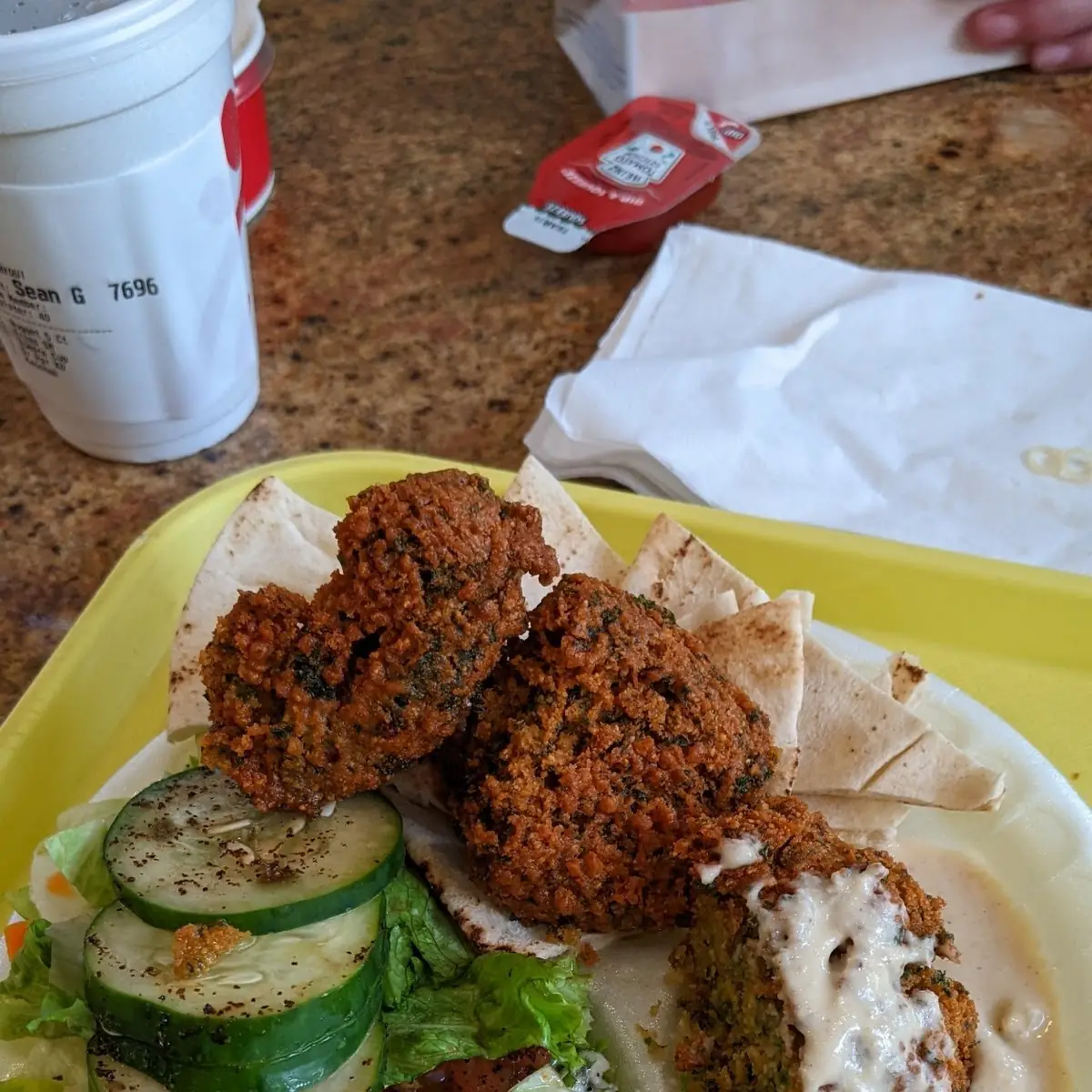Falafel Wrap Combo