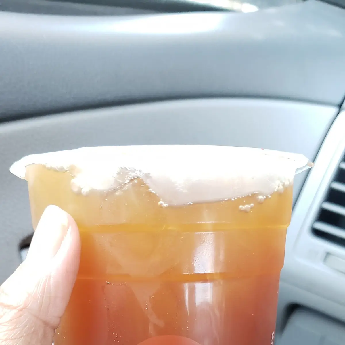 Mango Black Tea with Boba
