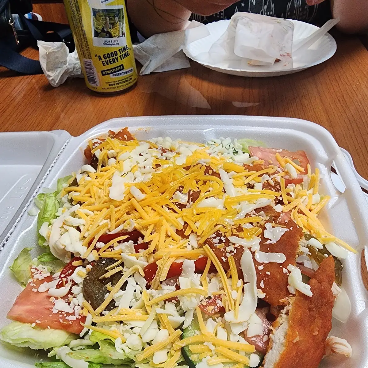 Crispy Buffalo Chicken Salad