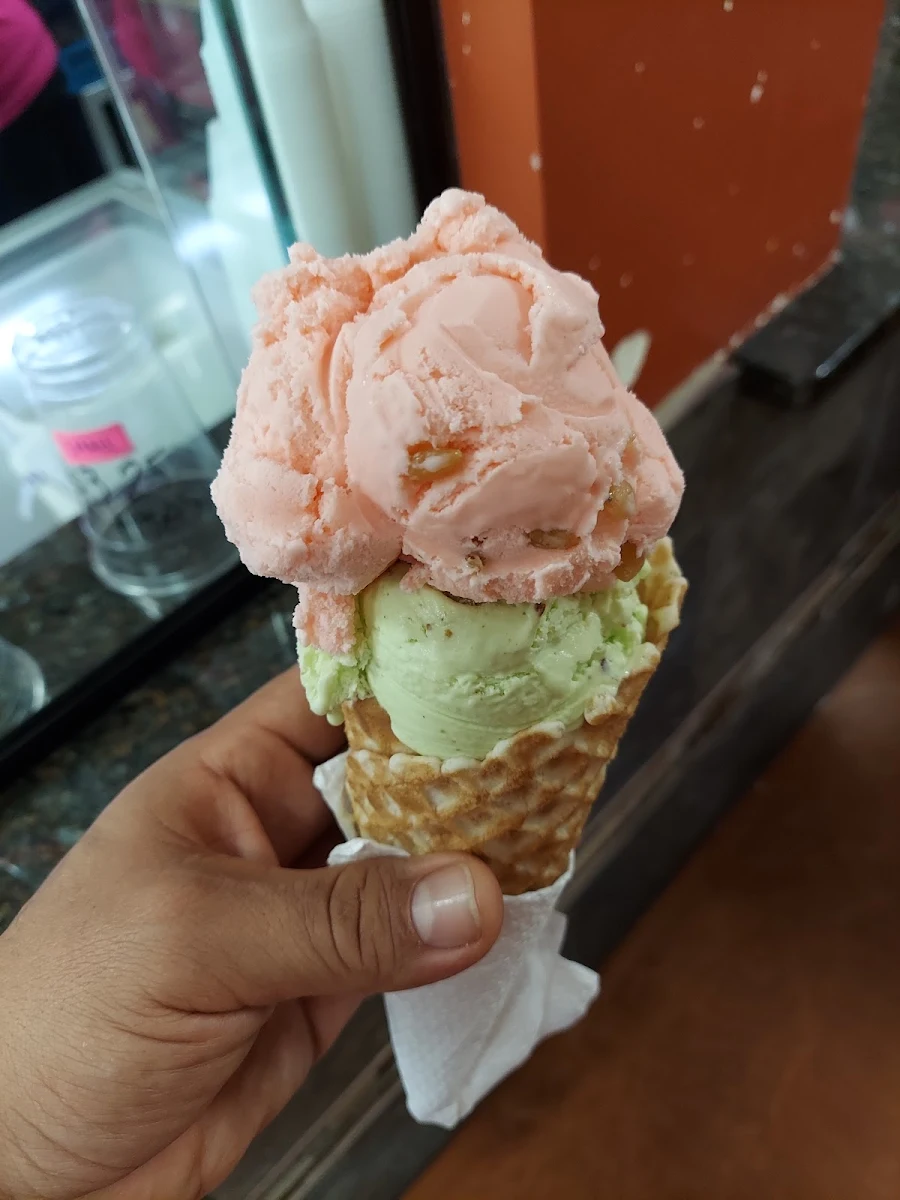 Pistachio and Pine Nut Ice Cream