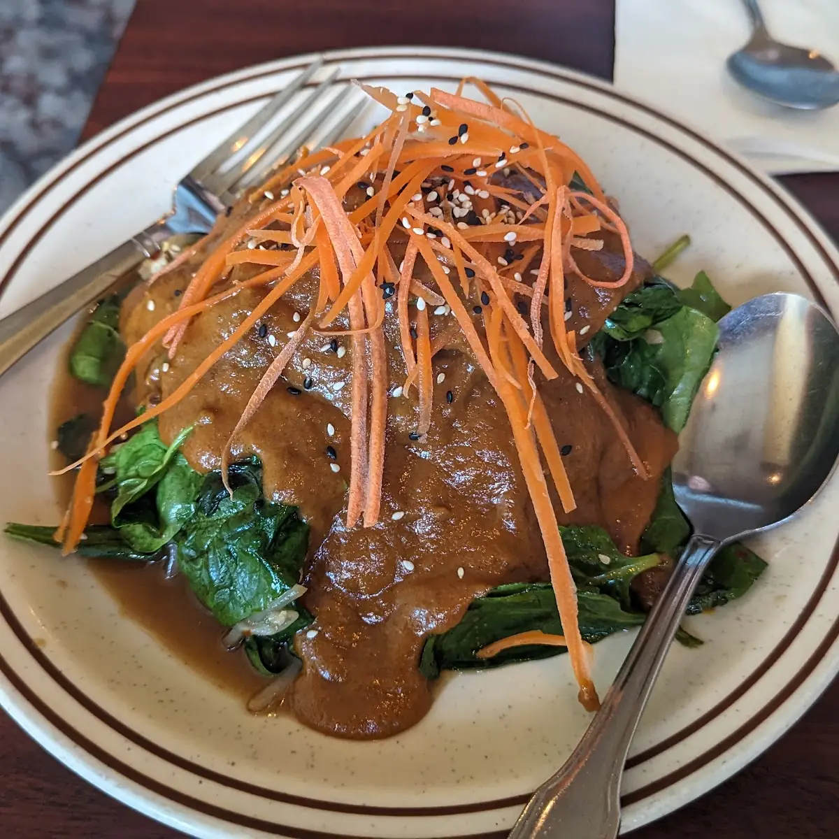 Rama Spinach with Bean Sprouts