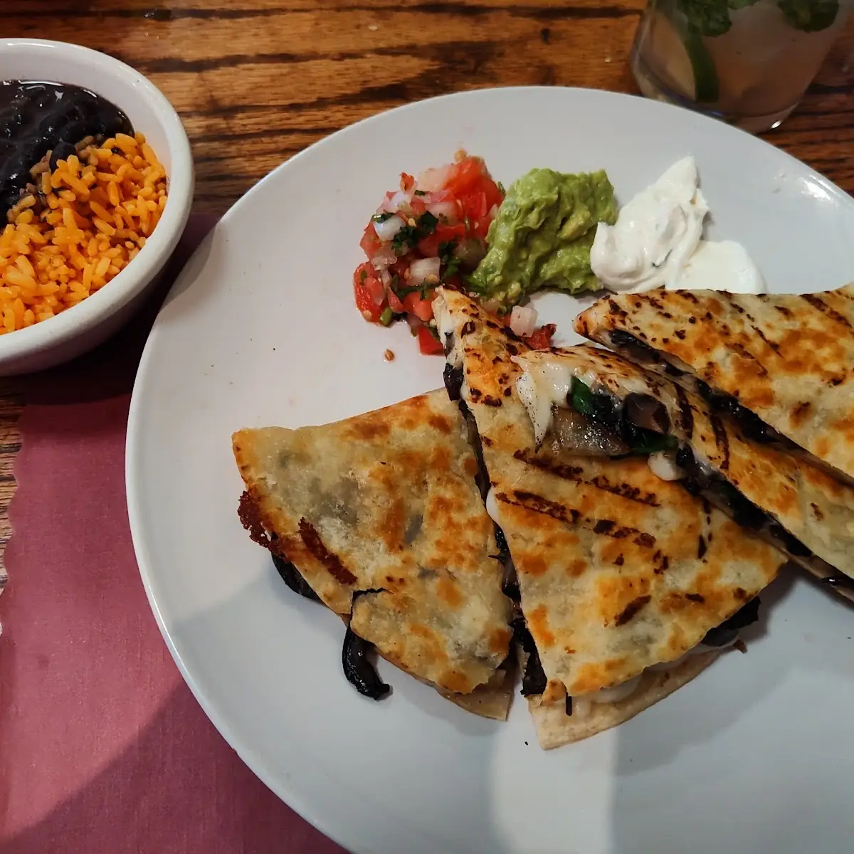 Portobello Quesadilla