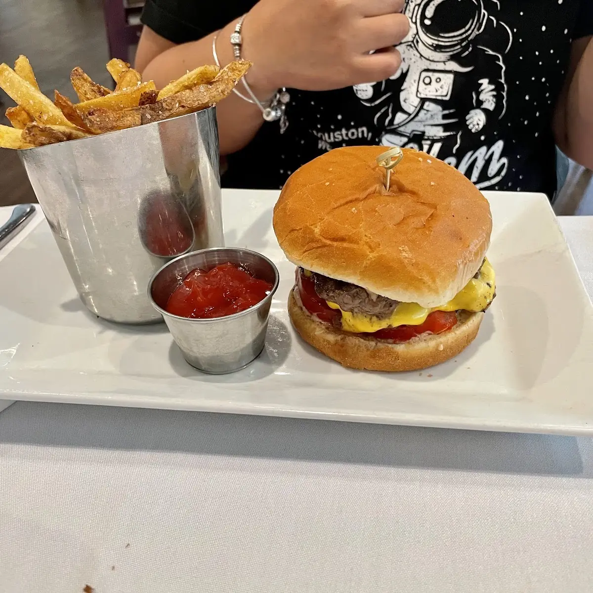 Burger and Fries