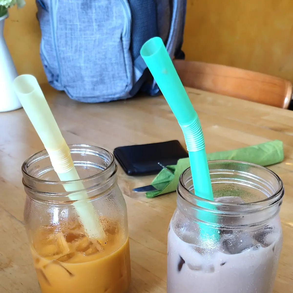 Thai Iced Tea and Chocolate Malt