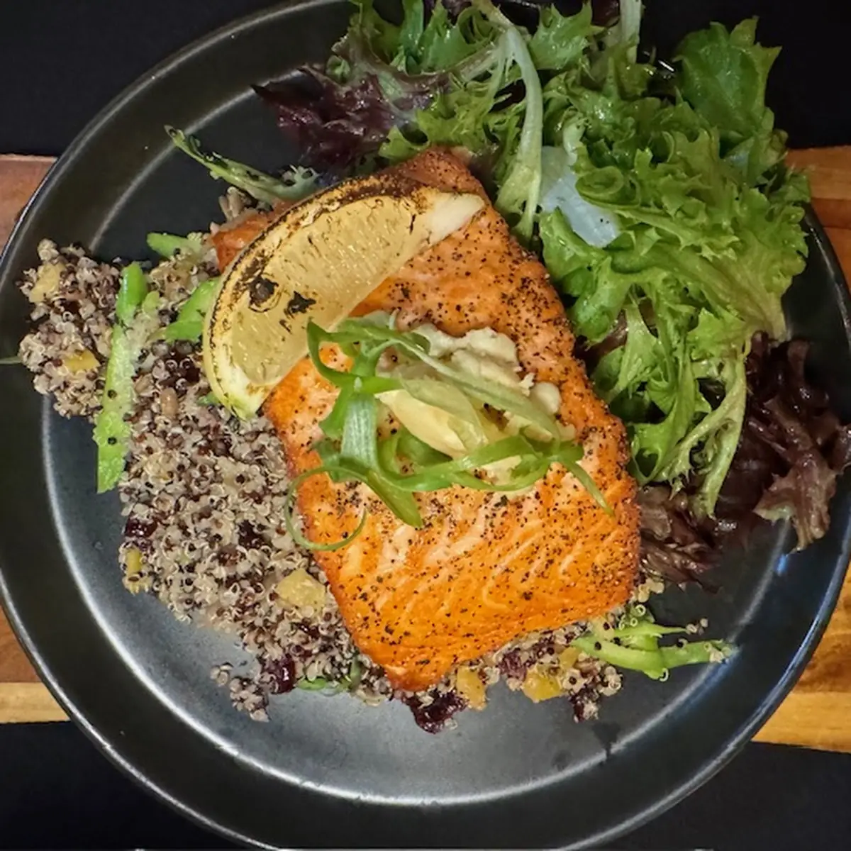Sunflower & Lemon Pepper Salmon