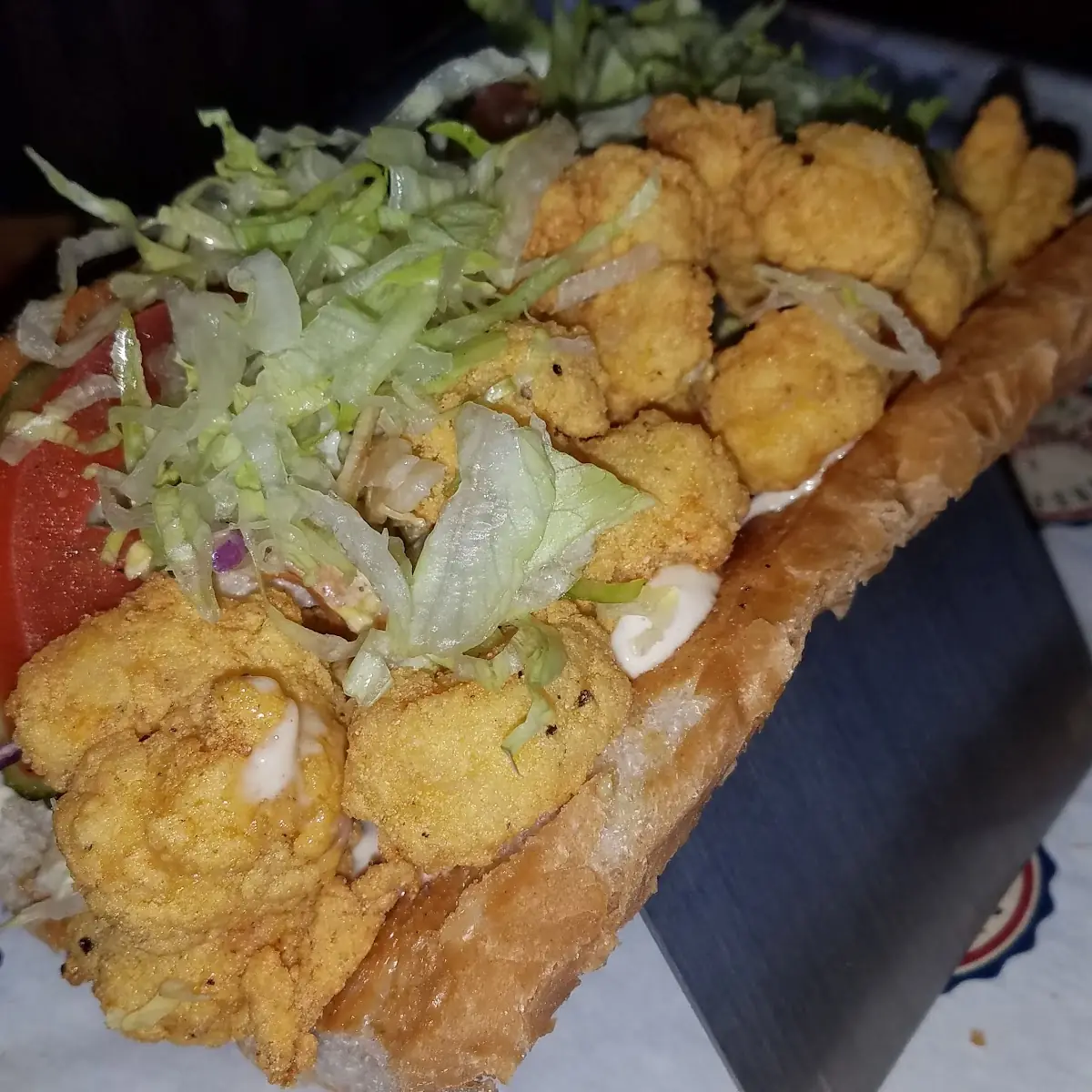 Fried Gulf Shrimp Sandwich