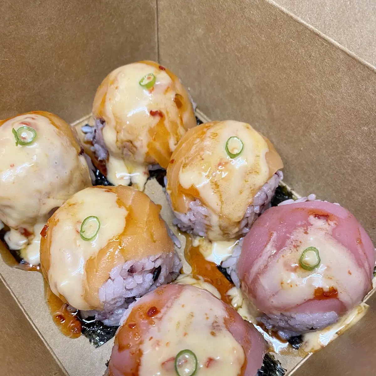 Seared Salmon Sushi Ball