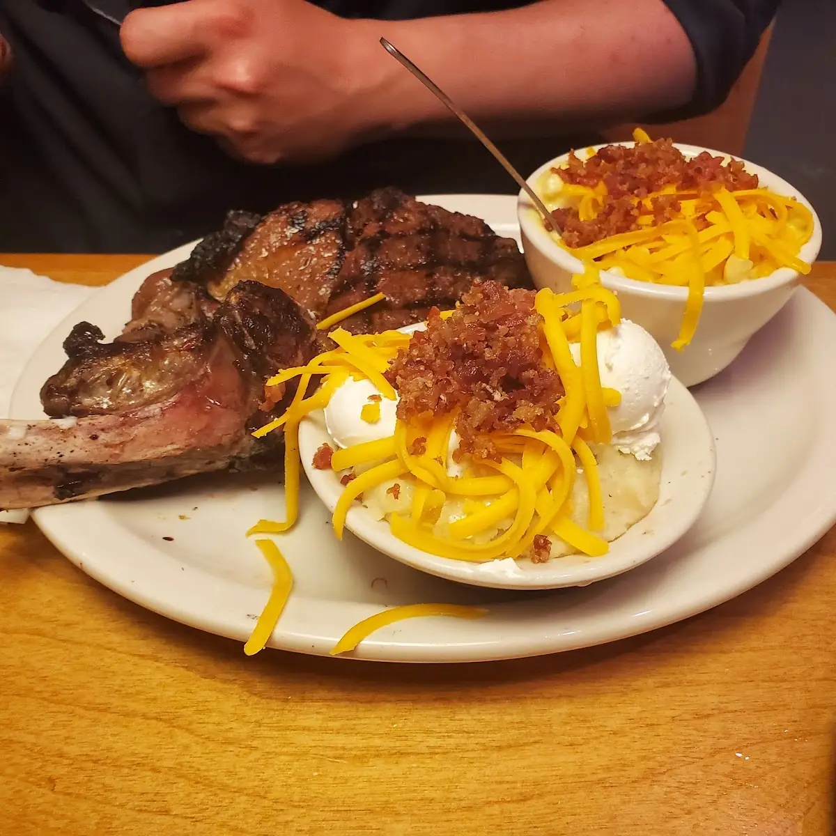 Mac and Cheese Loaded Mashed Potatoes