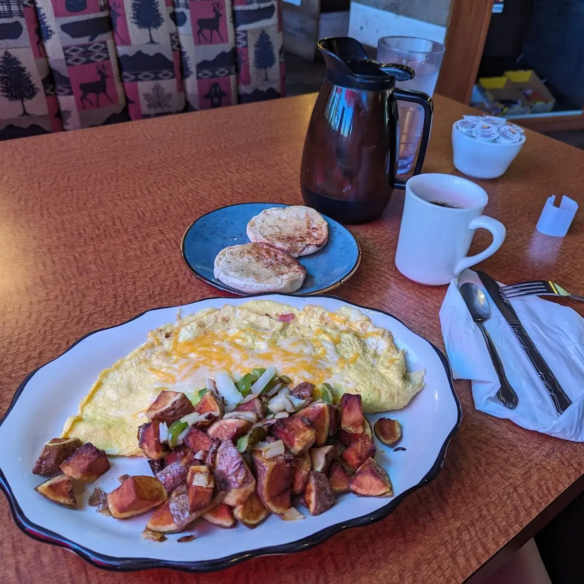 Denver Omelette and Ardy's Potatoes